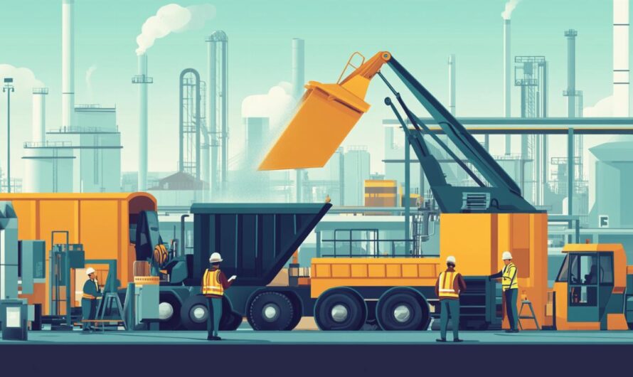 Optimiser la gestion des dechets industriels avec l’aide d’une benne basculante